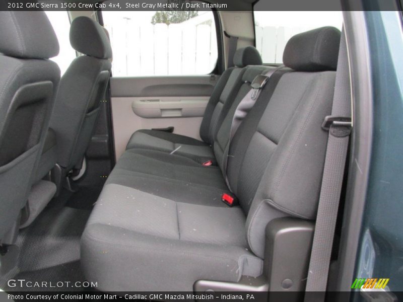Steel Gray Metallic / Dark Titanium 2012 GMC Sierra 1500 Crew Cab 4x4