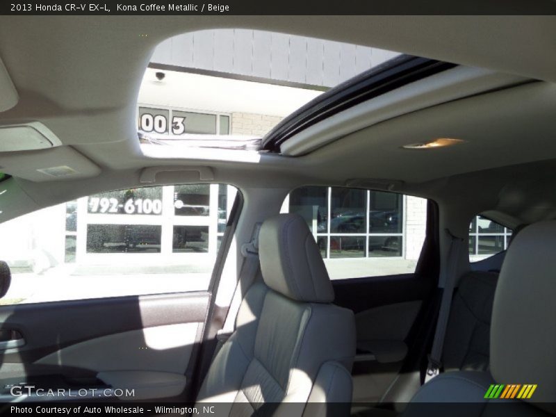 Kona Coffee Metallic / Beige 2013 Honda CR-V EX-L