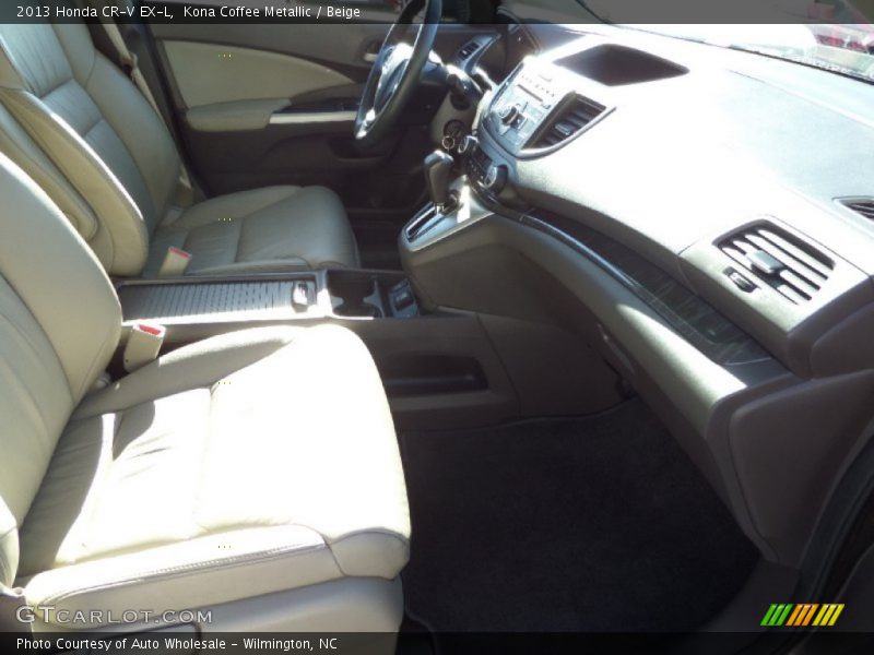 Kona Coffee Metallic / Beige 2013 Honda CR-V EX-L