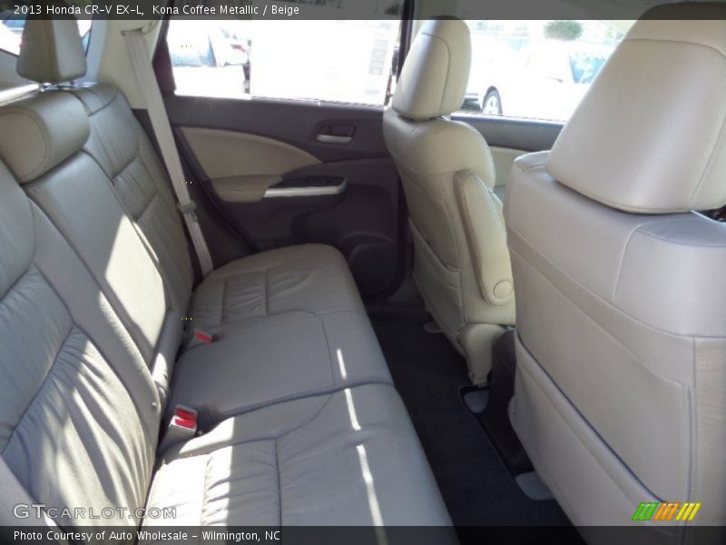 Kona Coffee Metallic / Beige 2013 Honda CR-V EX-L