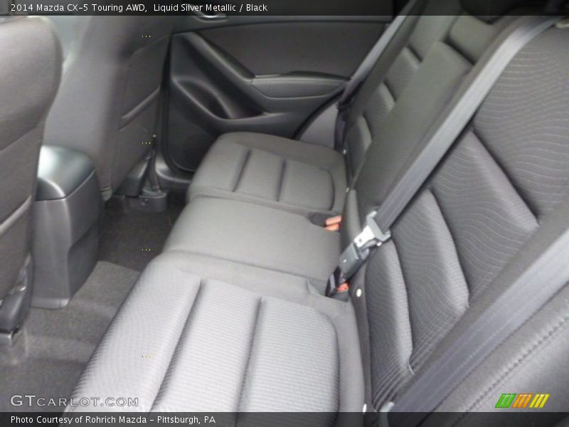 Liquid Silver Metallic / Black 2014 Mazda CX-5 Touring AWD