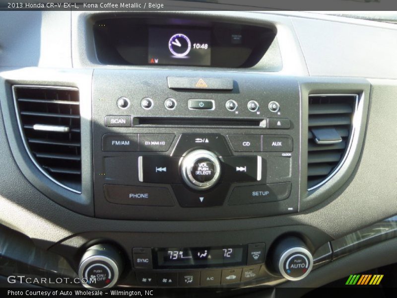 Kona Coffee Metallic / Beige 2013 Honda CR-V EX-L