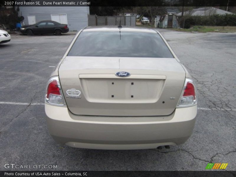 Dune Pearl Metallic / Camel 2007 Ford Fusion SE
