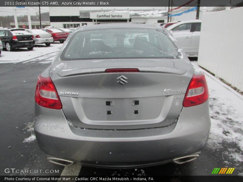 Azure Gray Metallic / Black 2011 Suzuki Kizashi GTS AWD