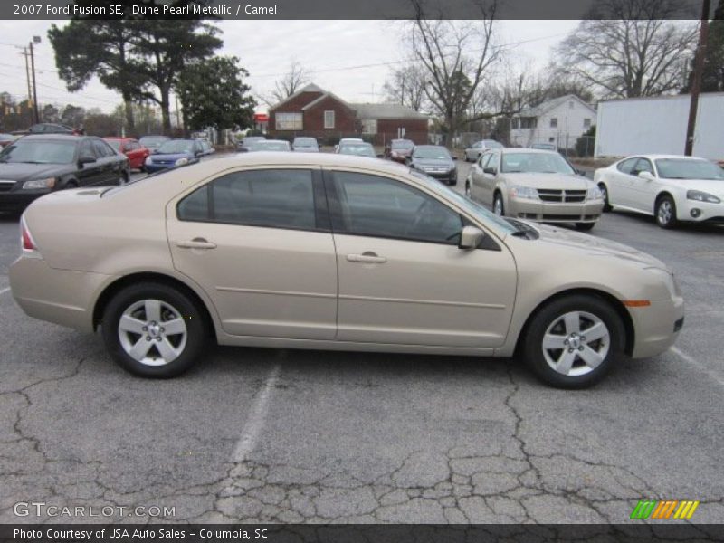 Dune Pearl Metallic / Camel 2007 Ford Fusion SE