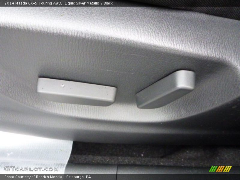 Liquid Silver Metallic / Black 2014 Mazda CX-5 Touring AWD