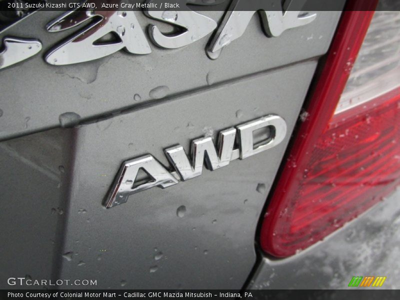 Azure Gray Metallic / Black 2011 Suzuki Kizashi GTS AWD