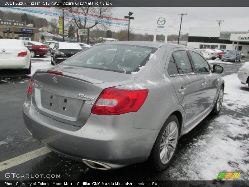 Azure Gray Metallic / Black 2011 Suzuki Kizashi GTS AWD