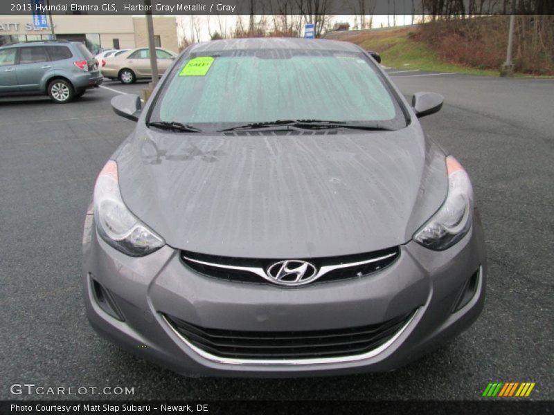 Harbor Gray Metallic / Gray 2013 Hyundai Elantra GLS