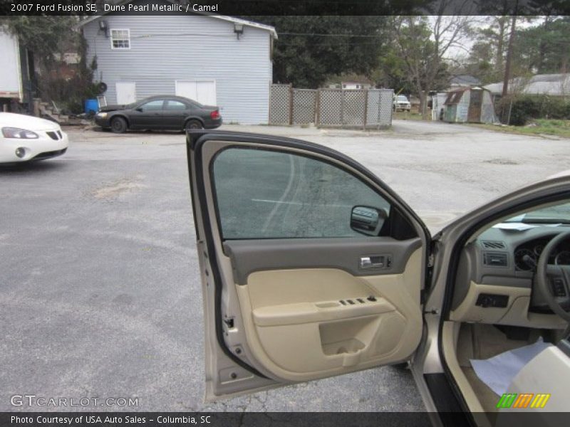 Dune Pearl Metallic / Camel 2007 Ford Fusion SE