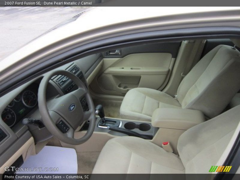 Dune Pearl Metallic / Camel 2007 Ford Fusion SE