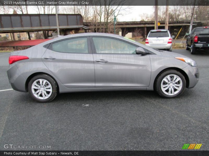 Harbor Gray Metallic / Gray 2013 Hyundai Elantra GLS
