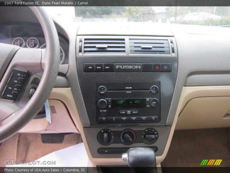 Dune Pearl Metallic / Camel 2007 Ford Fusion SE