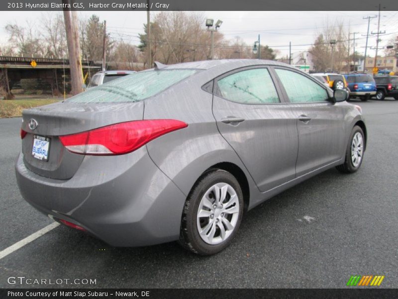 Harbor Gray Metallic / Gray 2013 Hyundai Elantra GLS