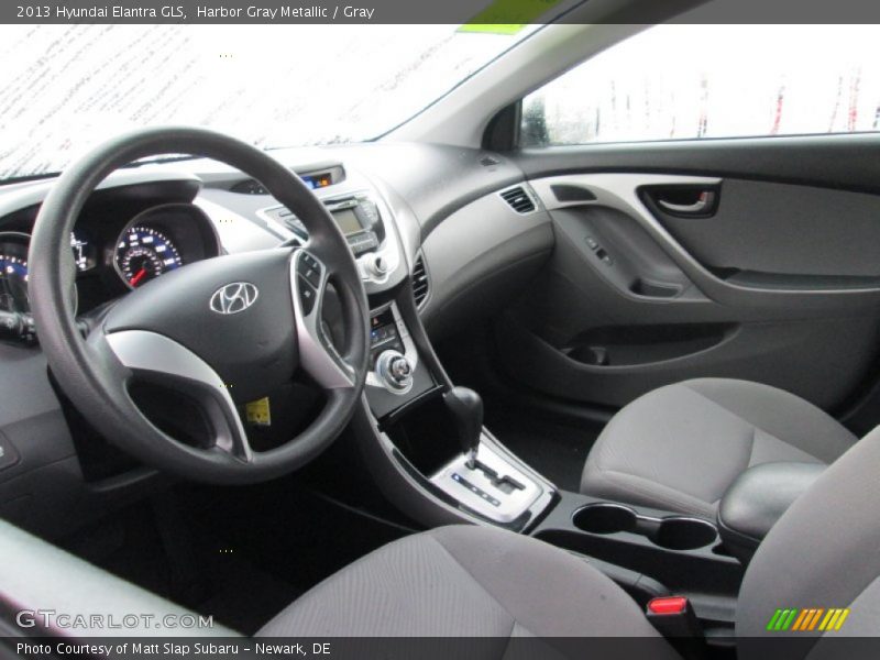 Harbor Gray Metallic / Gray 2013 Hyundai Elantra GLS