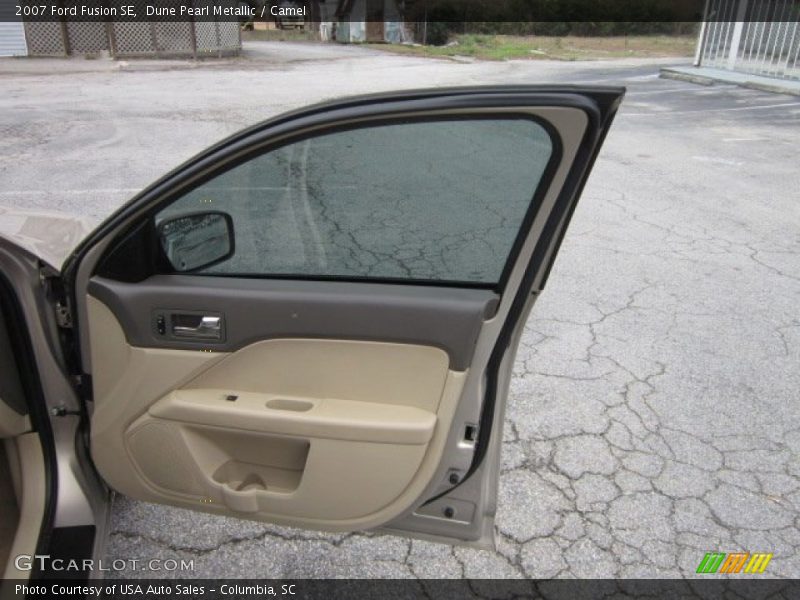 Dune Pearl Metallic / Camel 2007 Ford Fusion SE