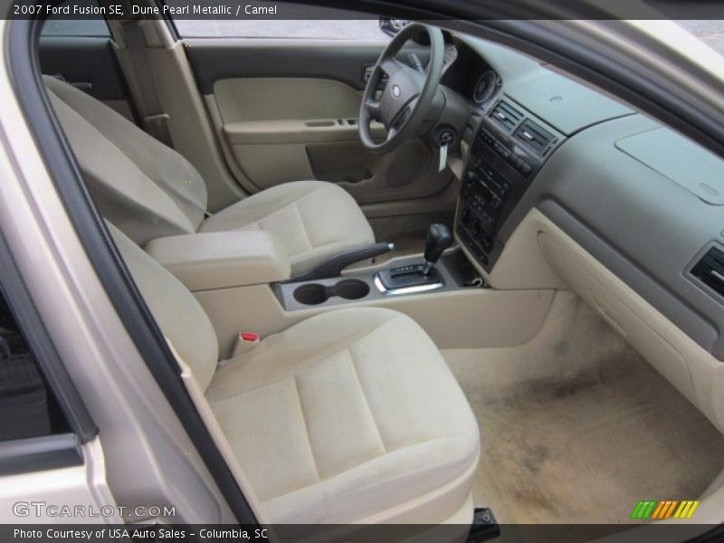 Dune Pearl Metallic / Camel 2007 Ford Fusion SE