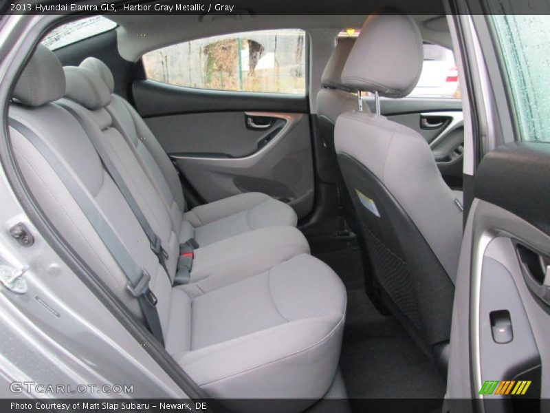 Harbor Gray Metallic / Gray 2013 Hyundai Elantra GLS