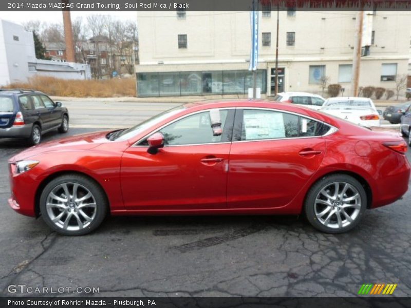 Soul Red Mica / Black 2014 Mazda MAZDA6 Grand Touring
