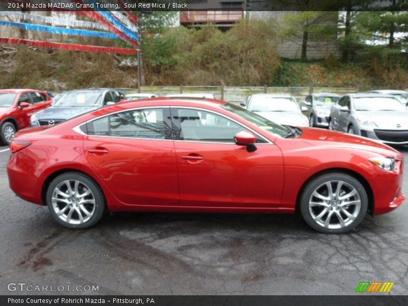 Soul Red Mica / Black 2014 Mazda MAZDA6 Grand Touring