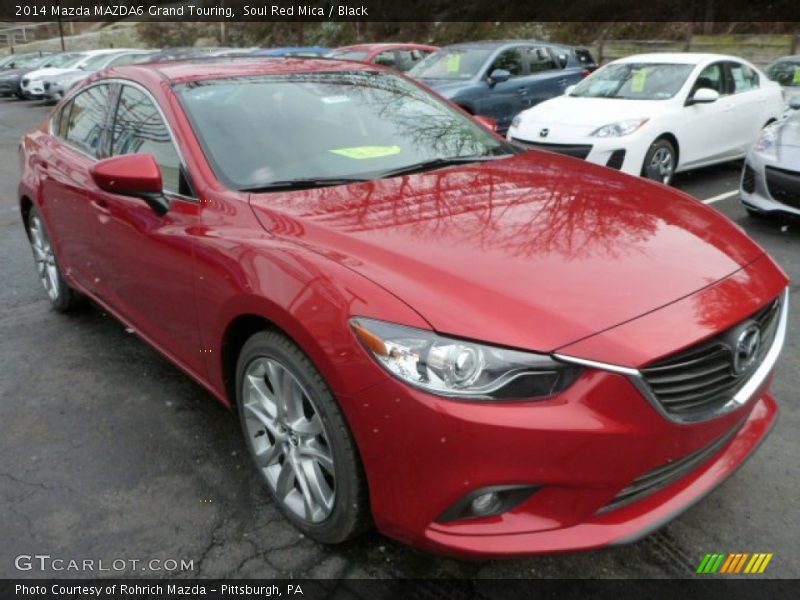 Soul Red Mica / Black 2014 Mazda MAZDA6 Grand Touring
