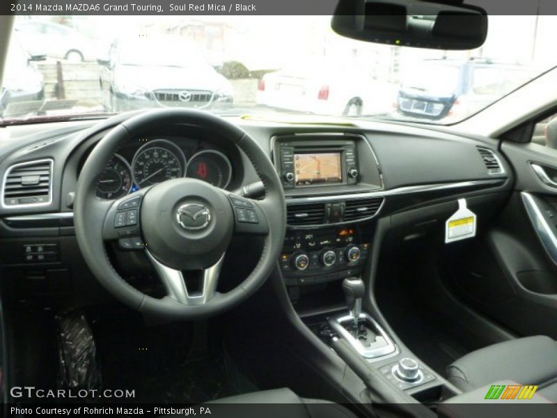 Soul Red Mica / Black 2014 Mazda MAZDA6 Grand Touring
