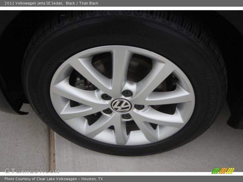Black / Titan Black 2011 Volkswagen Jetta SE Sedan