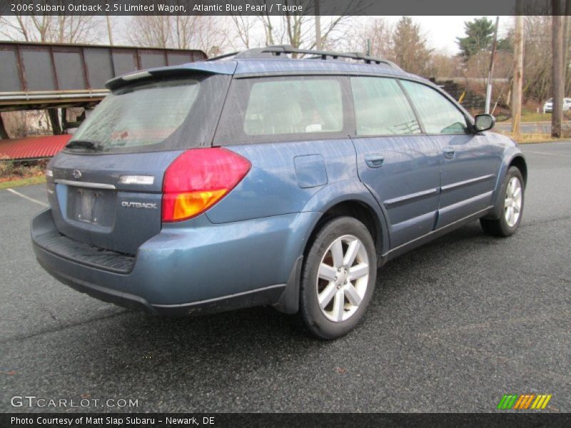 Atlantic Blue Pearl / Taupe 2006 Subaru Outback 2.5i Limited Wagon