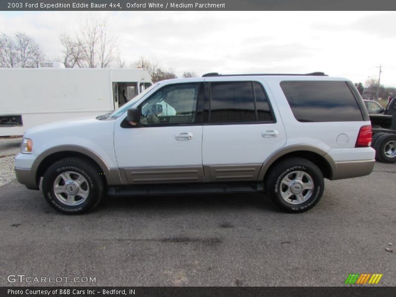 Oxford White / Medium Parchment 2003 Ford Expedition Eddie Bauer 4x4