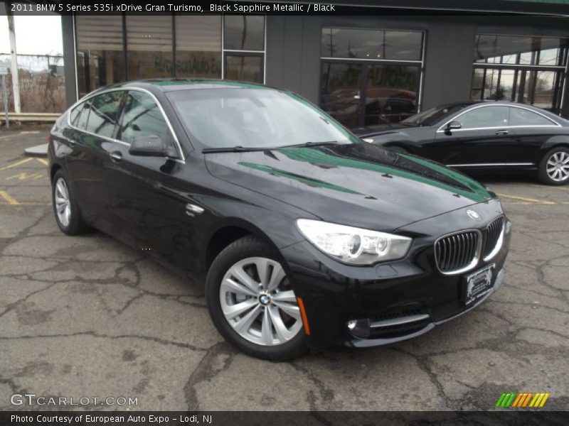 Black Sapphire Metallic / Black 2011 BMW 5 Series 535i xDrive Gran Turismo