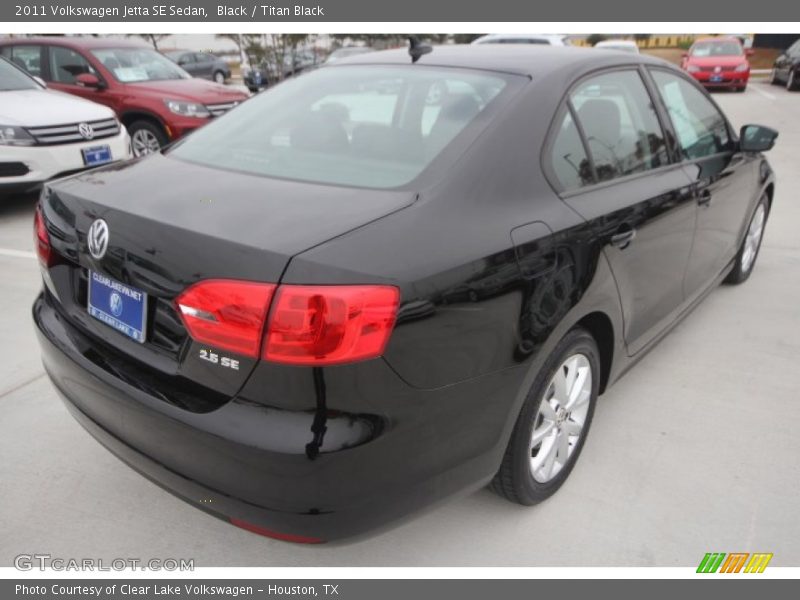 Black / Titan Black 2011 Volkswagen Jetta SE Sedan