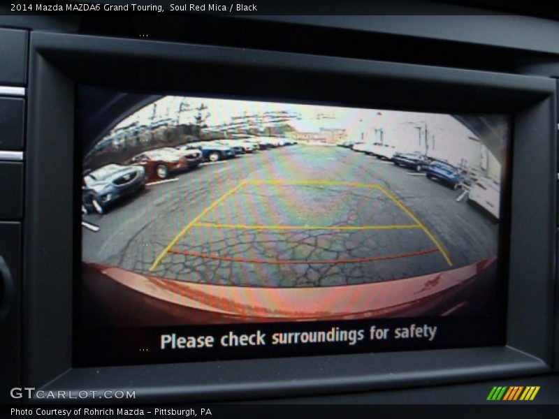 Soul Red Mica / Black 2014 Mazda MAZDA6 Grand Touring