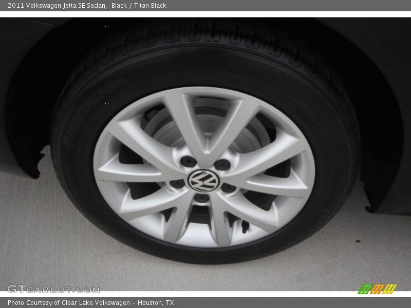 Black / Titan Black 2011 Volkswagen Jetta SE Sedan