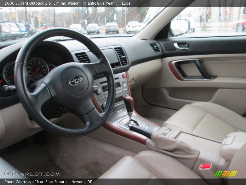 Atlantic Blue Pearl / Taupe 2006 Subaru Outback 2.5i Limited Wagon