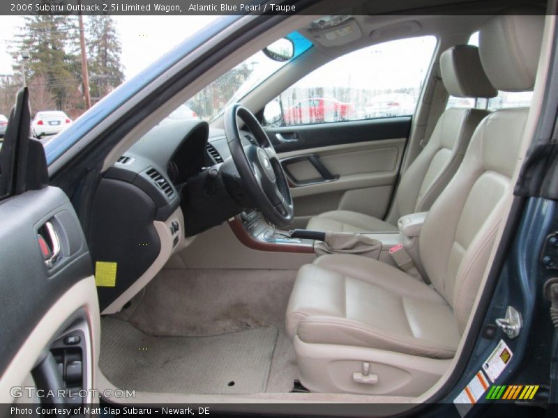 Front Seat of 2006 Outback 2.5i Limited Wagon