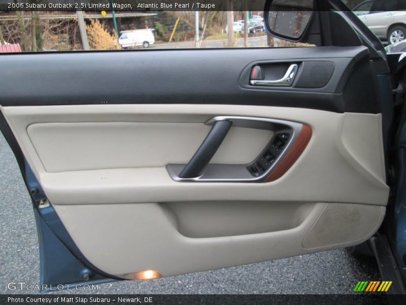 Atlantic Blue Pearl / Taupe 2006 Subaru Outback 2.5i Limited Wagon