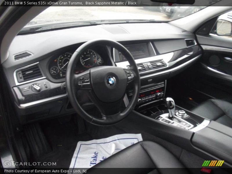 Black Sapphire Metallic / Black 2011 BMW 5 Series 535i xDrive Gran Turismo