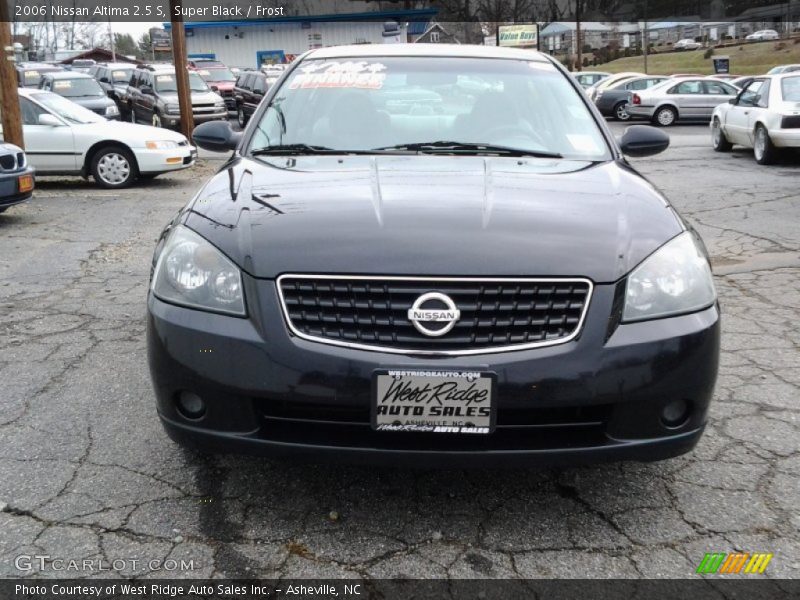 Super Black / Frost 2006 Nissan Altima 2.5 S