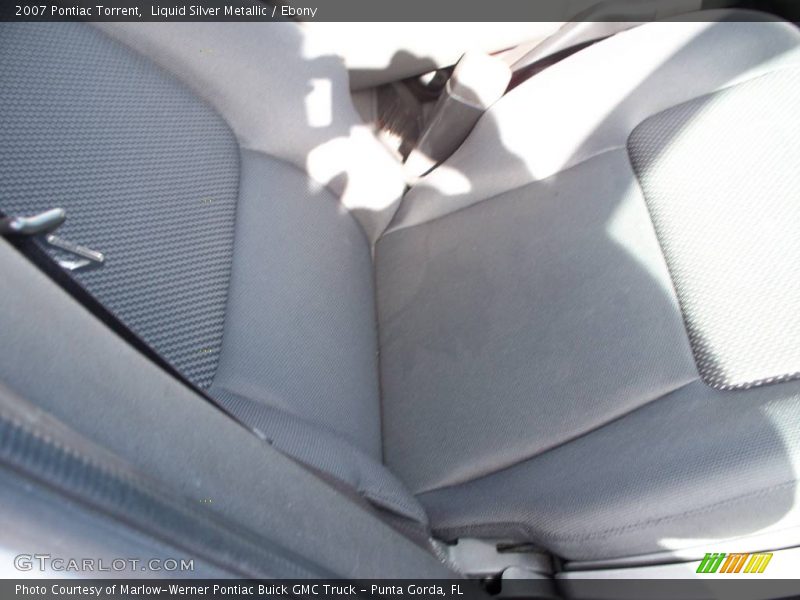 Liquid Silver Metallic / Ebony 2007 Pontiac Torrent