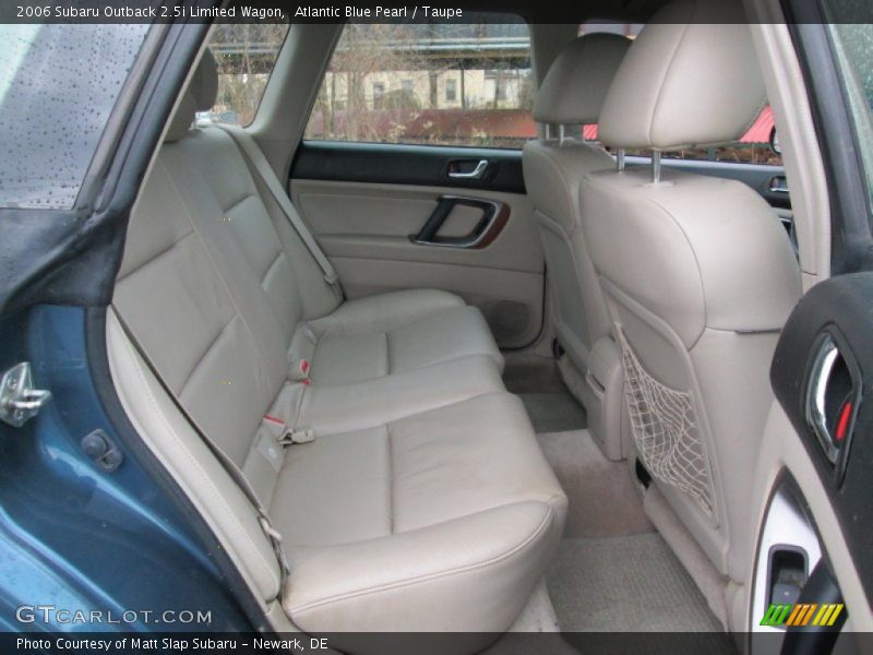 Rear Seat of 2006 Outback 2.5i Limited Wagon