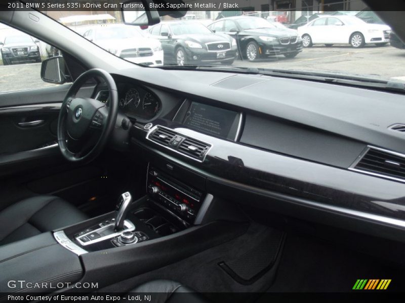 Black Sapphire Metallic / Black 2011 BMW 5 Series 535i xDrive Gran Turismo