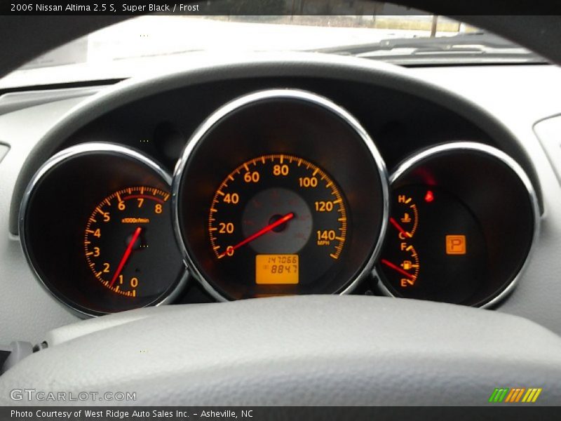 Super Black / Frost 2006 Nissan Altima 2.5 S