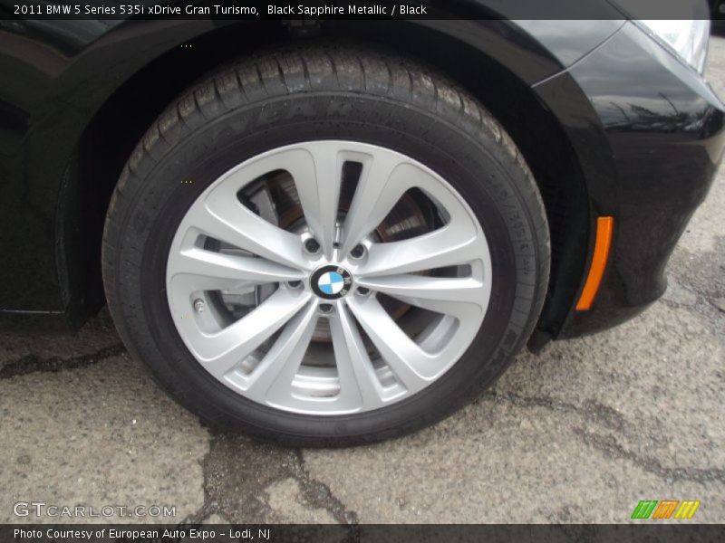 Black Sapphire Metallic / Black 2011 BMW 5 Series 535i xDrive Gran Turismo