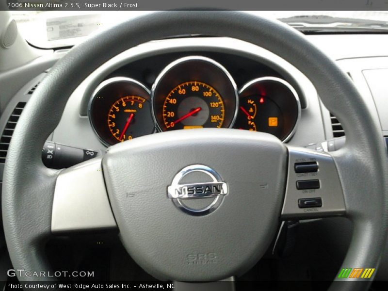 Super Black / Frost 2006 Nissan Altima 2.5 S