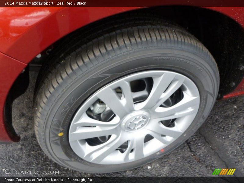 Zeal Red / Black 2014 Mazda Mazda2 Sport