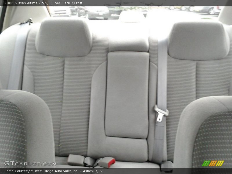 Super Black / Frost 2006 Nissan Altima 2.5 S