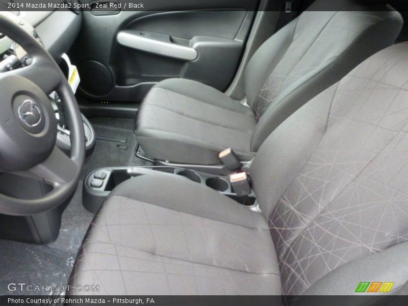 Zeal Red / Black 2014 Mazda Mazda2 Sport