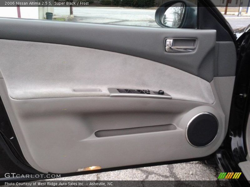 Super Black / Frost 2006 Nissan Altima 2.5 S