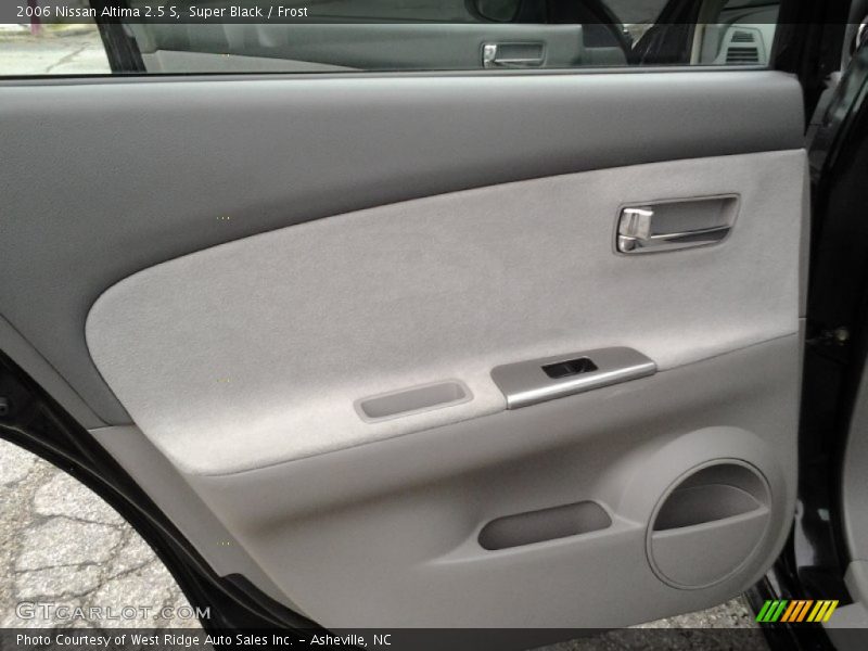 Super Black / Frost 2006 Nissan Altima 2.5 S