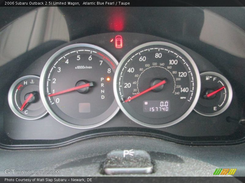  2006 Outback 2.5i Limited Wagon 2.5i Limited Wagon Gauges